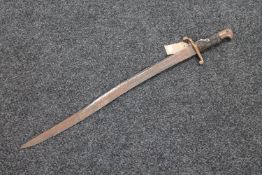 A British Enfield sword bayonet