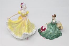 A Royal Doulton figure, Ninette HN 2379, and A Doulton Pretty Ladies figure,