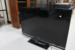 A Sony Bravia 40 inch LCD TV with remote