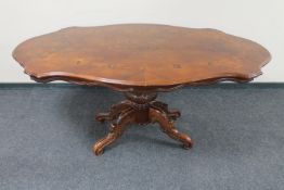 ** Withdrawn ** An Italian style pedestal dining table