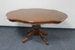 ** Withdrawn ** An Italian style pedestal dining table