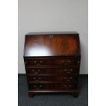 A mahogany Regency style writing bureau