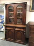 A Victorian mahogany bookcase,