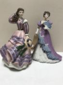 Two Wedgwood limited edition figures commissioned by Spink;