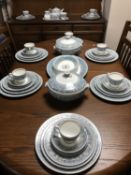 Approximately seventy-seven pieces of Wedgwood Florentine tea and dinner ware