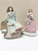 Two Wedgwood limited edition figures commissioned by Spink;