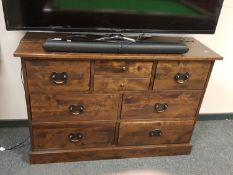 A Barker and Stonehouse hardwood sideboard fitted with drawers,