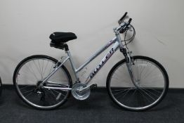 A lady's Claud Butler Explorer 200 mountain bike, with Shimano gears and shifters,