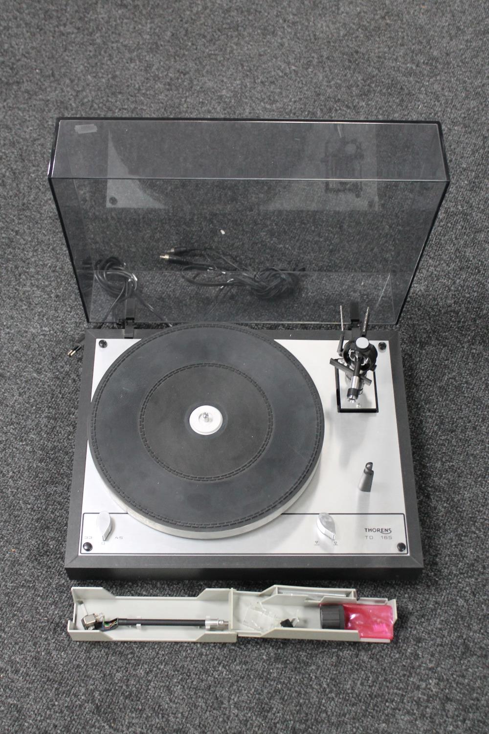 A Thorens TD165 turntable in original retail box