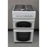 A Hotpoint gas cooker