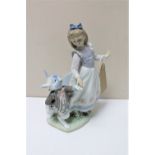 A Lladro figure of Alice in Wonderland 5740 (a/f) CONDITION REPORT: Loss to the