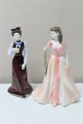 Two Coalport figures; Ladies of Fashion Jacqueline figurine of the year 1995,