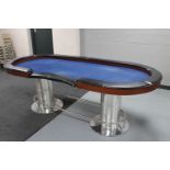 A casino croupier's table