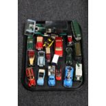 A tray of assorted die cast vehicles - Lledo,