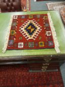 A Caucasian prayer rug,