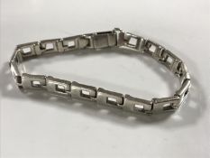 A sterling silver Gucci bracelet