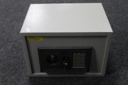 An electronic digital safe with key