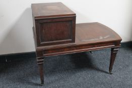 Two reproduction telephone tables