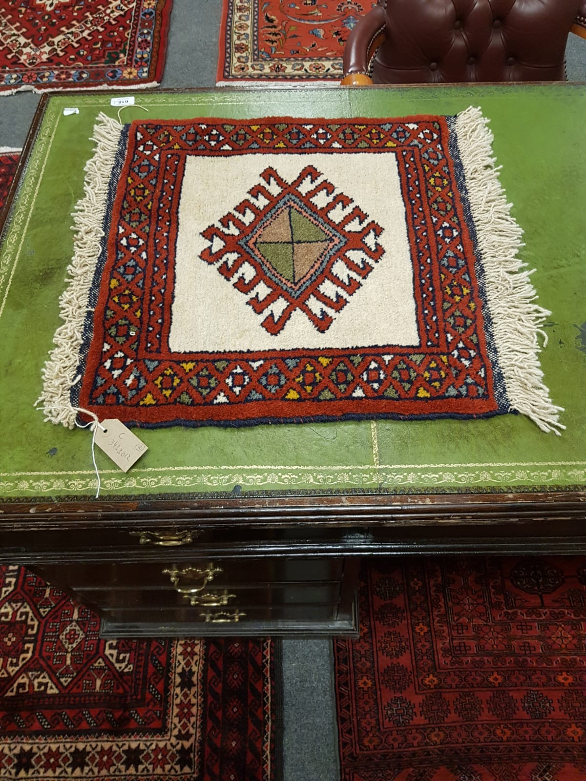 A Caucasian prayer rug,