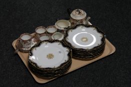 A tray of twelve Haviland and Co.
