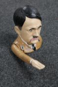 A novelty cast iron nut cracker - Hitler