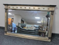 A Regency style overmantel mirror