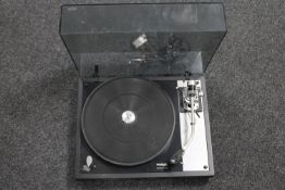 A Thorens TD160B Mk II turntable with original box