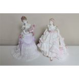 Two Royal Worcester figures - A Royal Presentation number 3337 of 12500 and Royal Debut number 860