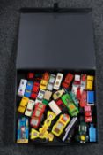 A box of die cast vehicles, Corgi,