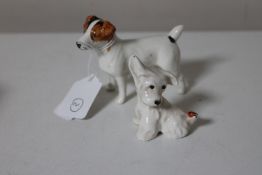 A Beswick Jack Russell terrier, small, model 2109,