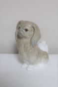 A Lladro figure - Shi tzu