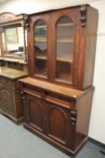 A Victorian mahogany bookcase,