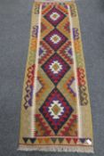 A Maimana kilim runner,