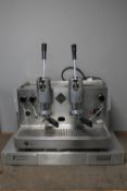 An Italcrem two cup commercial coffee machine