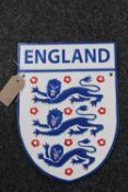 A cast iron England Football plaque