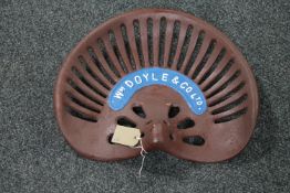 A cast iron WM Doyle and Co.