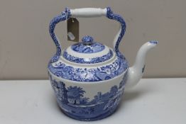 A large Copeland Spode Italian china teapot