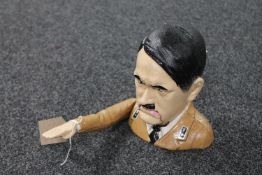 A cast iron novelty Hitler nutcracker