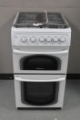 A Hotpoint gas cooker