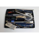 A box of assorted ball point and fountain pens - Parker, Sheaffer,