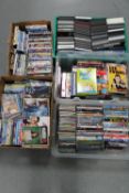 Five boxes of DVD's,
