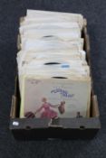 A box of LP records : musicals,