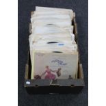 A box of LP records : musicals,