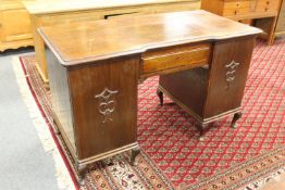 An early twentieth continental oak desk