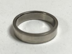 A Titanium wedding band,