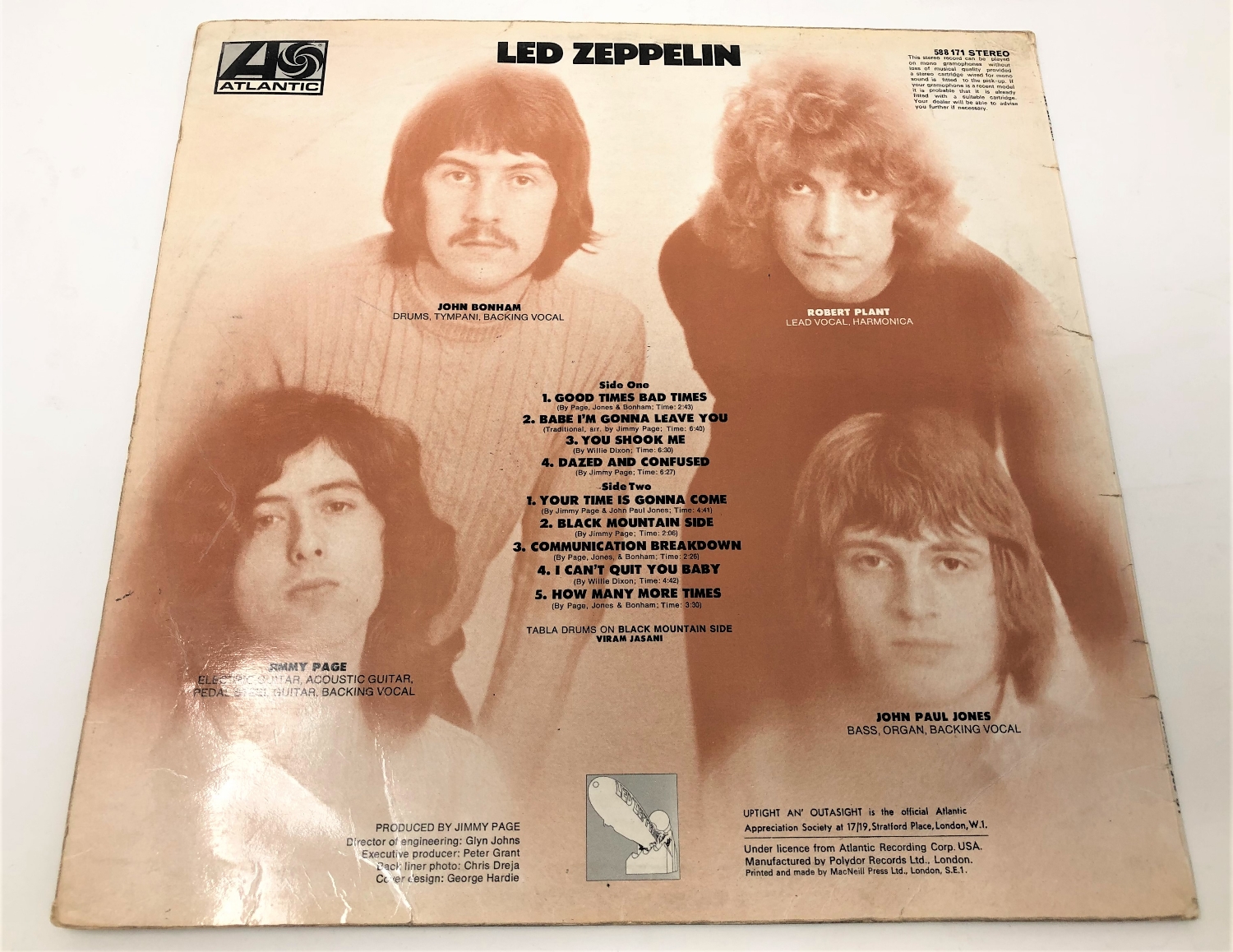 Led Zeppelin - Led Zeppelin, Atlantic Records 588 171, - Image 2 of 14