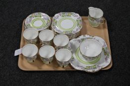 A tray of Windsor tea china