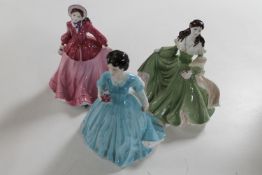 Three Coalport figures : The Catherine Cookson Collection Arabella,