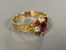 A Victorian 15ct gold ruby ring CONDITION REPORT: In good condition.