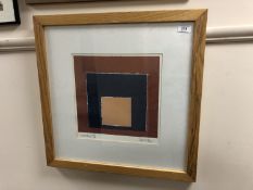 Roy Speltz : Untitled II, colour print, 27 cm x 28 cm, framed.